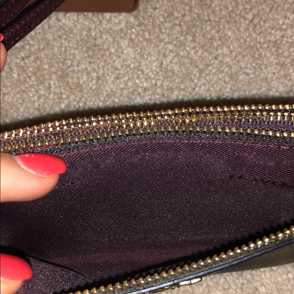 Coach wristlet oxblood/bronze color. Brand new!! - Picture 4 of 6